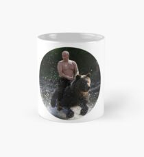 Putin riding bear Mug