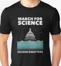 March For Science Science Matters Slim Fit T-Shirt