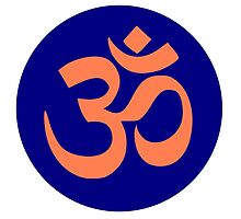 Om, a stylized letter of Devanagari script, used as a religious symbol in Hinduism by znamenski