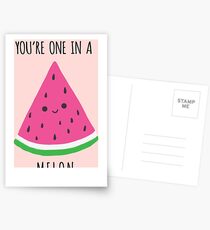 Einer in einer Melone Postkarten
