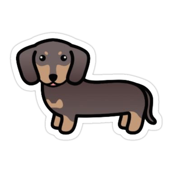 Weiner Dog Stickers By Ray Loe Redbubble