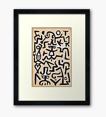 Comedians' Handbill: Paul Klee, 1938 Framed Print