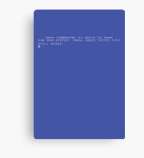 Commodore 64 Computer Screen #retro Canvas Print
