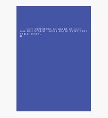 Commodore 64 Computer Screen #retro Photographic Print