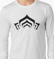 Warframe lotus symbol black Long Sleeve T-Shirt