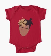 XXXTENTACION Minimal Design - Red One Piece - Short Sleeve