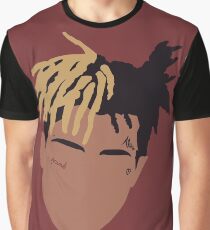 XXXTENTACION Minimal Design - Red Graphic T-Shirt