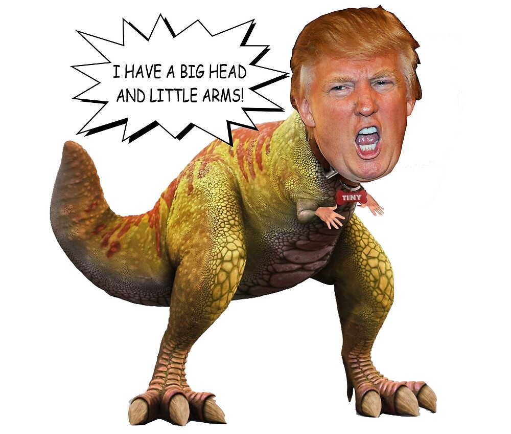 Funny Donald Trump Tiny the T-Rex Meme by my5luckycharms.