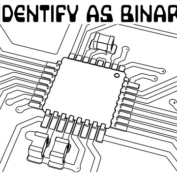 Artwork thumbnail, I identify as binary by reIntegration