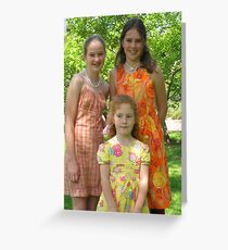 Easter Girls Greeting Card