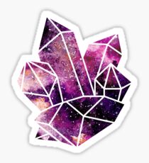 Galaxie Kristall Cluster Sticker