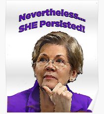 Trotzdem blieb sie Elizabeth Warren Poster