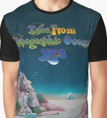 Yes - Tales from Topographic Oceans Logo Graphic T-Shirt