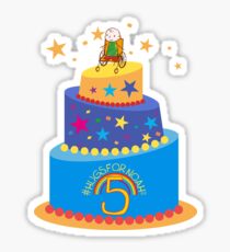 #HugsForNoah 5th Birthday Stickers Sticker