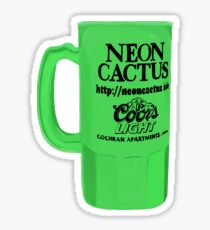 Purdue Neon Cactus Cup Sticker