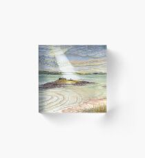 St. Cuthbert's Island, Holy Island Acrylic Block