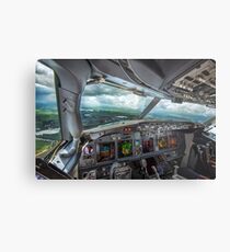 Stormy approach towards Amsterdam Metal Print