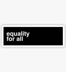 Gleichheit für alle Sticker