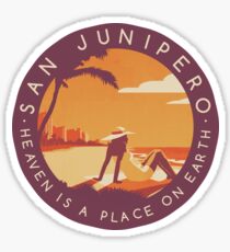 Black Mirror: San Junipero - Vintage Style Sticker