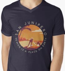 Black Mirror: San Junipero - Vintage Style Men's V-Neck T-Shirt