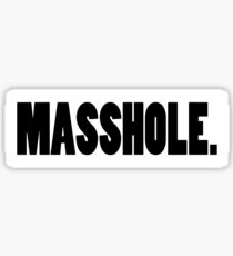 MASSHOLE Sticker