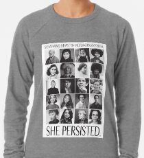 Trotzdem blieb sie bestehen Leichtes Sweatshirt