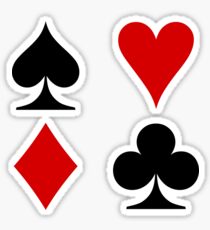Card Symbols Sticker