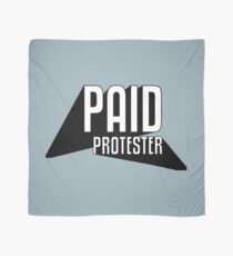 Paid Protester Print Scarf