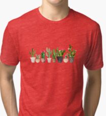 Camiseta de tejido mixto Cactus