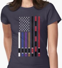 BJJ Stars and Stripes Women's Fitted T-Shirt