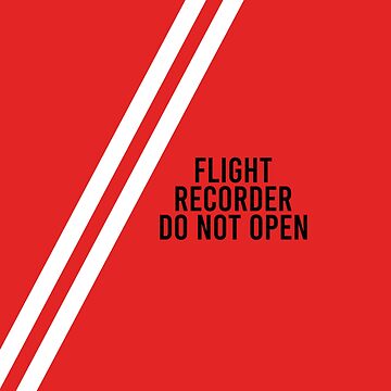 Artwork thumbnail, Flight Recorder Do Not Open by Joel-Designs
