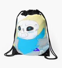 Blueberry sans Drawstring Bag