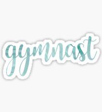 Pegatina Caligrafía Gimnasta