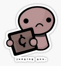 Judging you (light background) Sticker