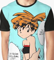 The Name's Misty! - Pokemon Adventures Manga Graphic T-Shirt