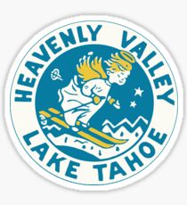 Heavenly Valley Lake Tahoe Vintage Travel Decal Sticker