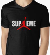 Superme Men's V-Neck T-Shirt