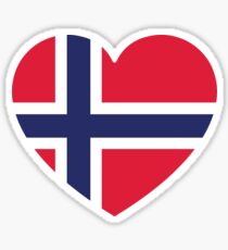 Heart Norway Sticker