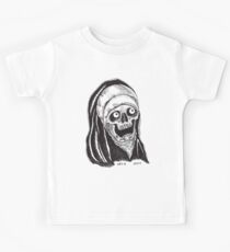 DEATH NUN Augapfel Version - Kunst von Kev G Kinder T-Shirt