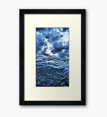 tidal wave Framed Print