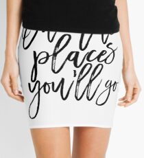 Oh The Places You'll Go,Travel Poster,Travel Gift,Nursery Decor,Kids Gift,Kids Room Decor,Quote Posters Mini Skirt
