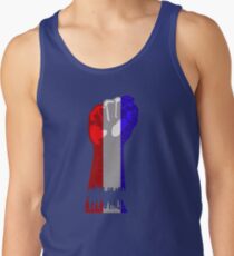 Red White und Blue Resist Fist Handeln Tank Top