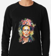 Frida Kahlo (dunkle Ausgabe) Leichtes Sweatshirt