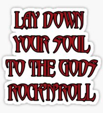 Black Metal Sticker