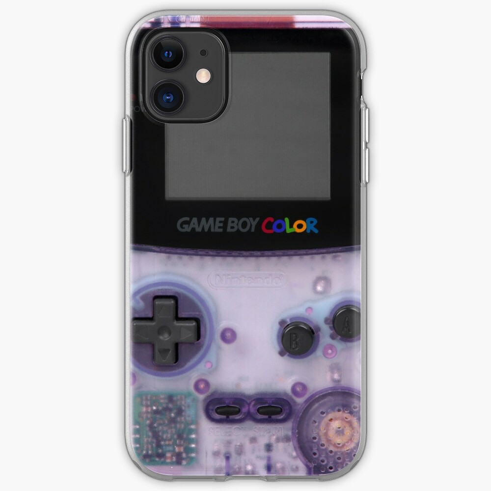 Purple Translucent Gameboy Color Iphone Case Cover By Shrekberg