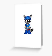 Sly Cooper Greeting Card