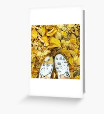 Yellow Leaves Greeting Card