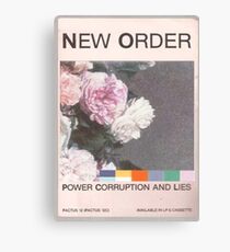 Power, Corruption & Lies whitewashed Canvas Print