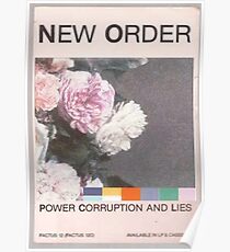 Power, Corruption & Lies whitewashed Poster