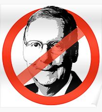 NO MITCH MCCONNELL Poster